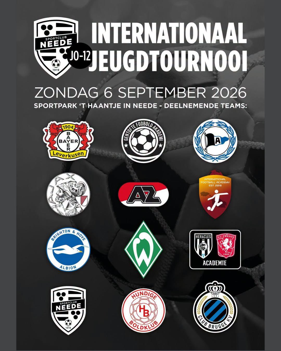Internationaal jeugdtoernooi op ons sportpark