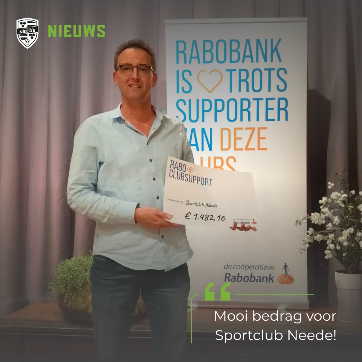Mooi bedrag voor Sp Neede