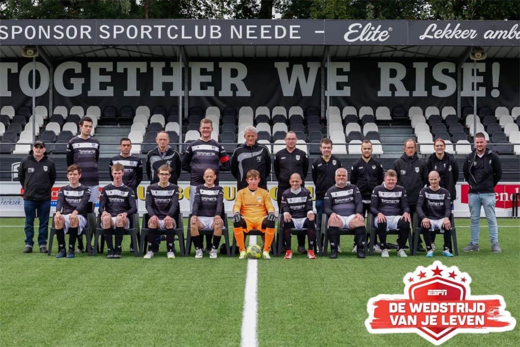 Sportclub Neede G1 dendert door naar top 25 voor de wedstrijd van je leven.