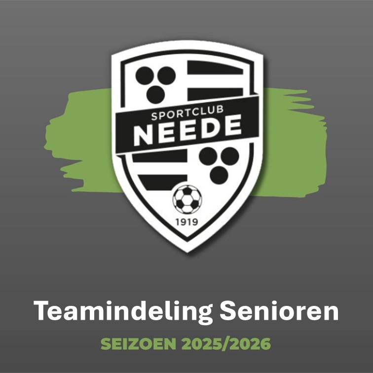 Teamindeling Senioren