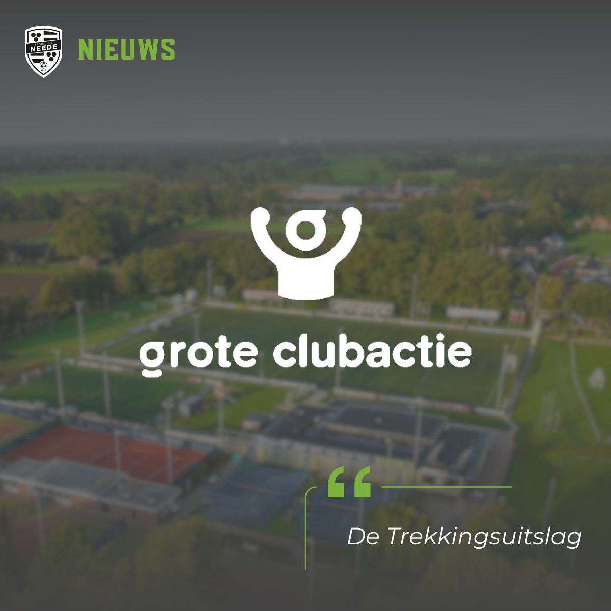 Trekkingsuitslag Grote Clubactie 2025