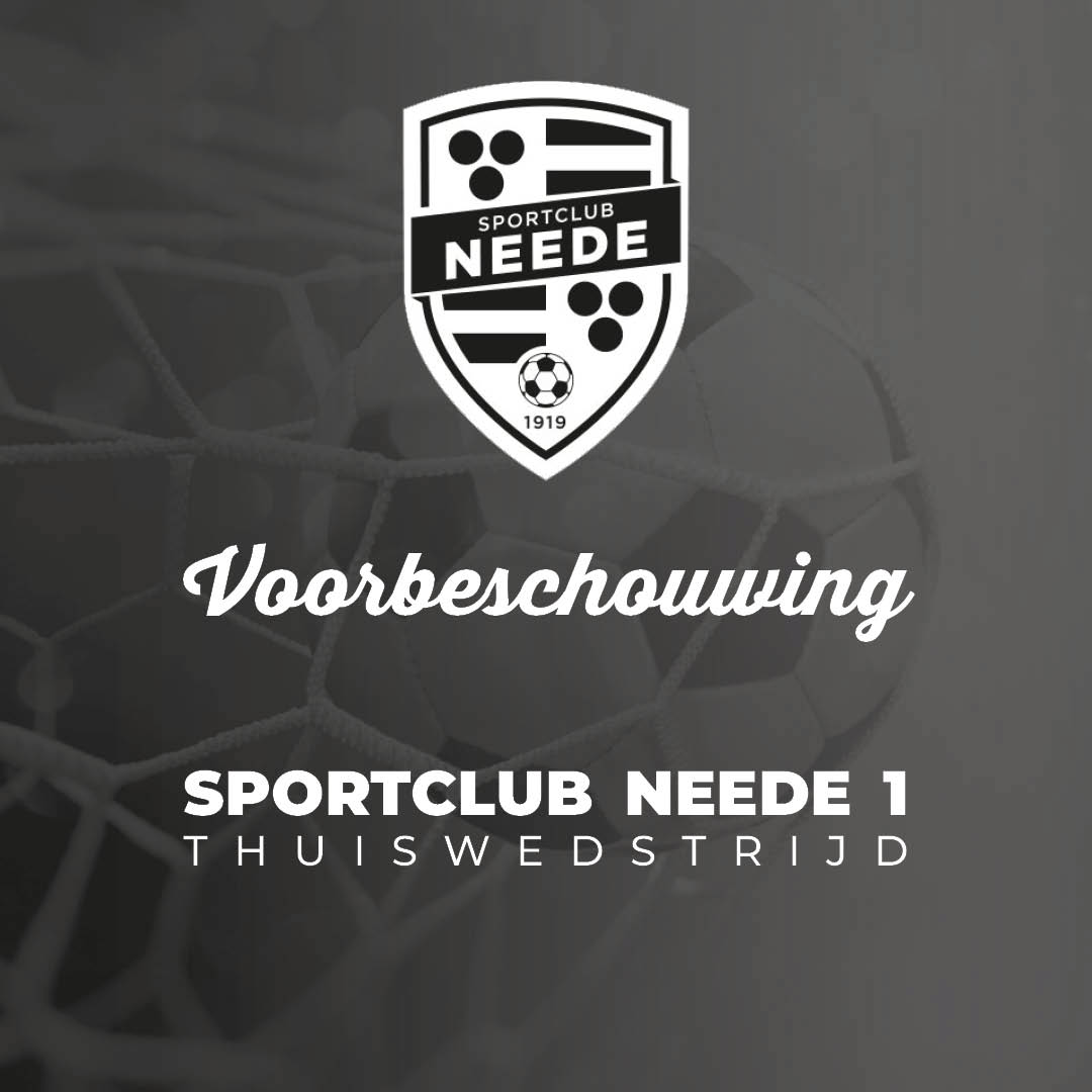 Voorbeschouwing Sp Neede - VV DEO