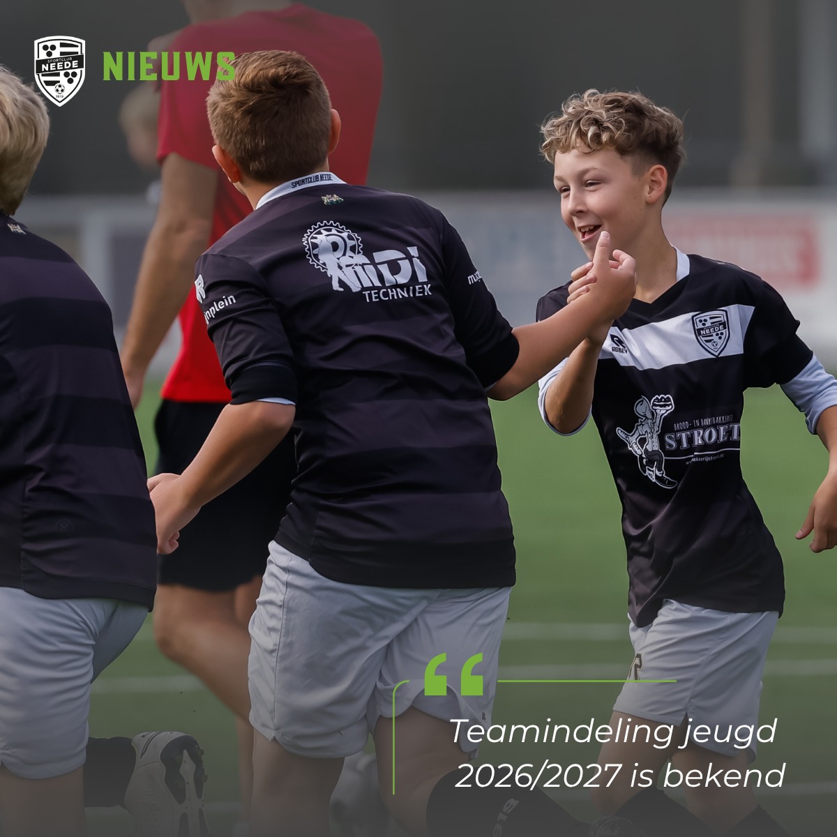 Teamindeling jeugd 2026/27