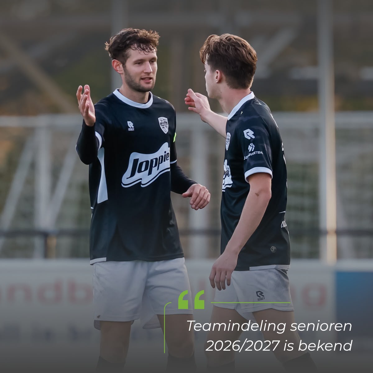 Teamindeling Senioren/Dames seizoen '26/'27